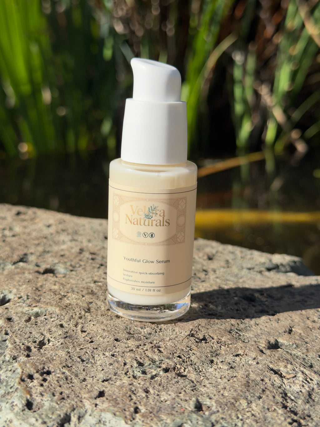 Velora Naturals Essential Routine Bundle — serum and day cream starter set
