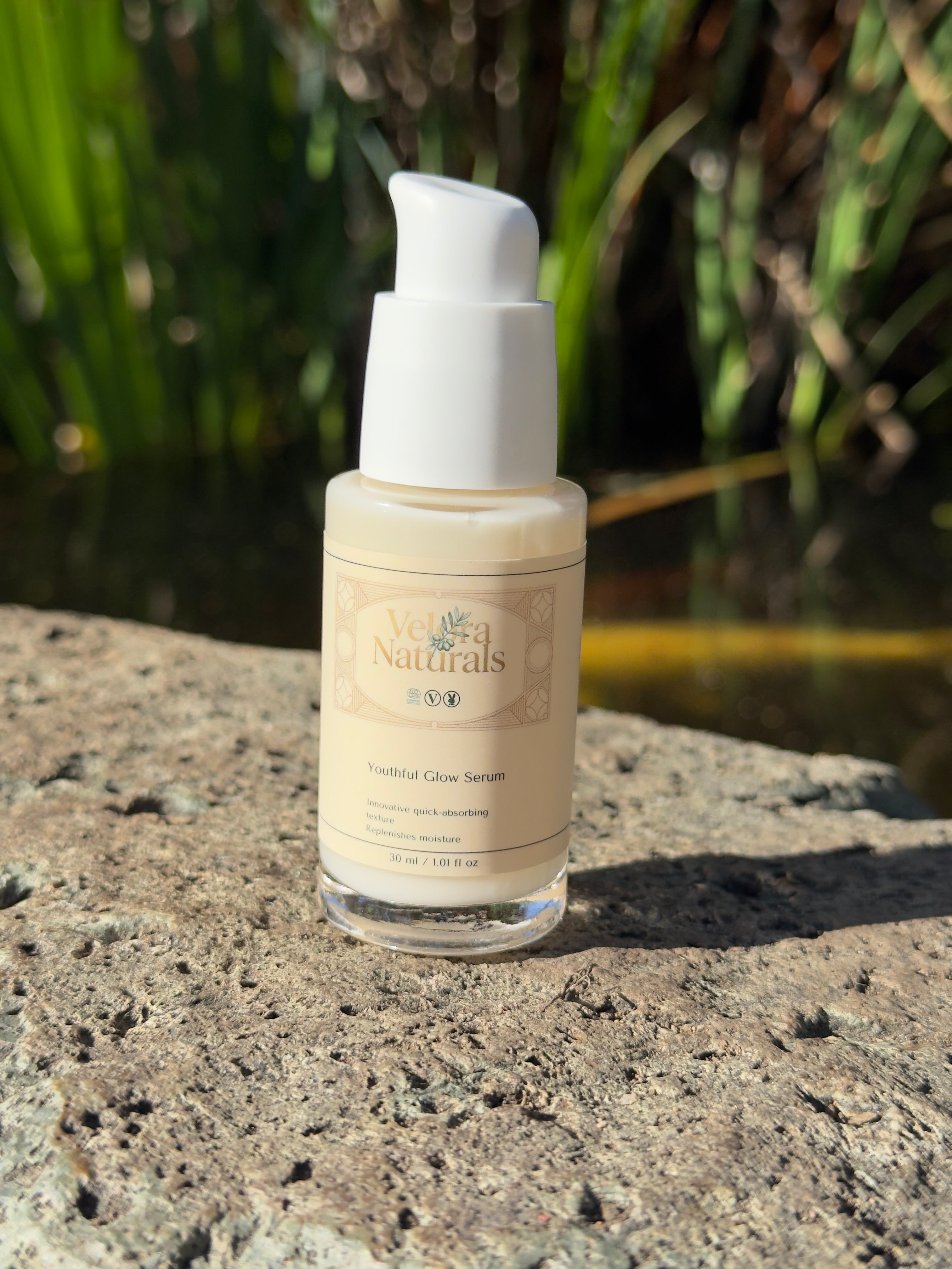 Velora Naturals Essential Routine Bundle — serum and day cream starter set